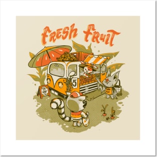 Fresh Fruits Posters and Art